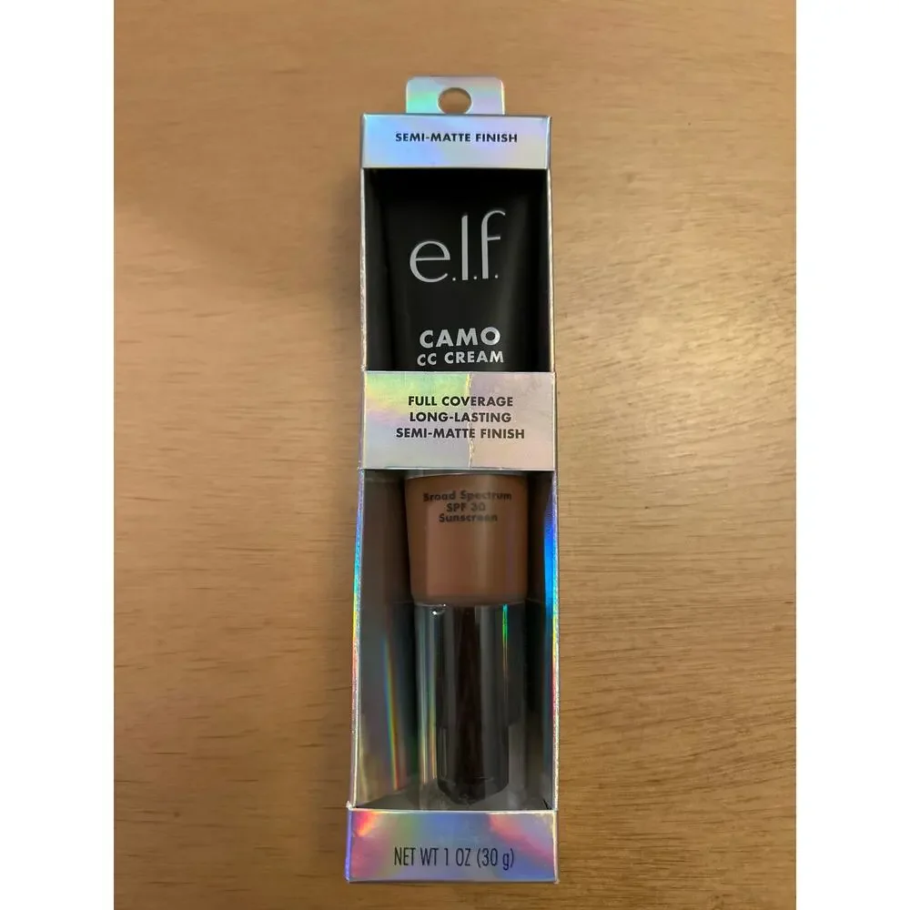 New ELF Camo CC Cream #84926 Deep 560 C w/Cool Pink Undertones SPF 30 Sunscreen